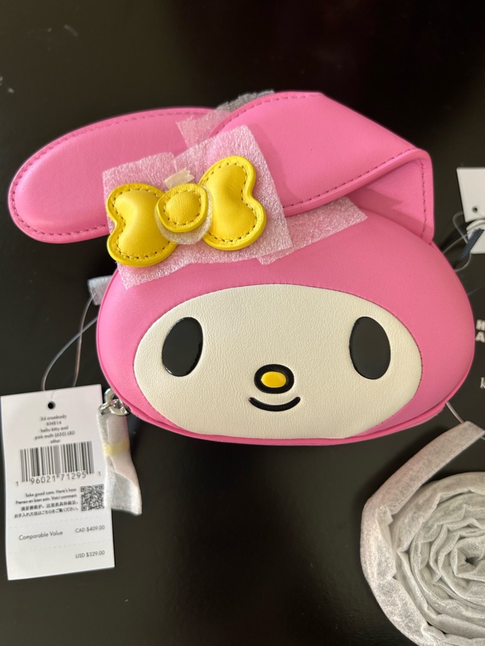 Hello Kitty And Friends X Kate Spade New York 3D My Melody Mini Crossbody Bag - Picture 3 of 17
